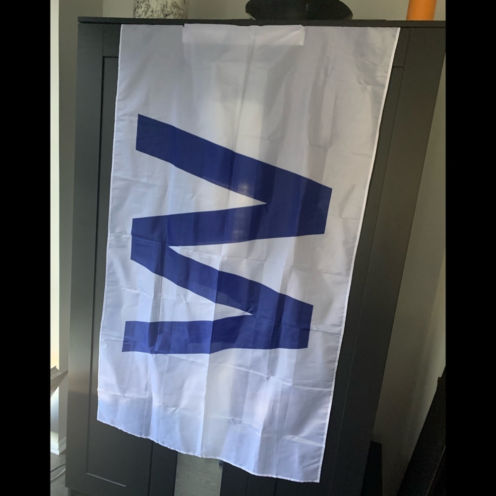 Huge W flag……FLY THE W